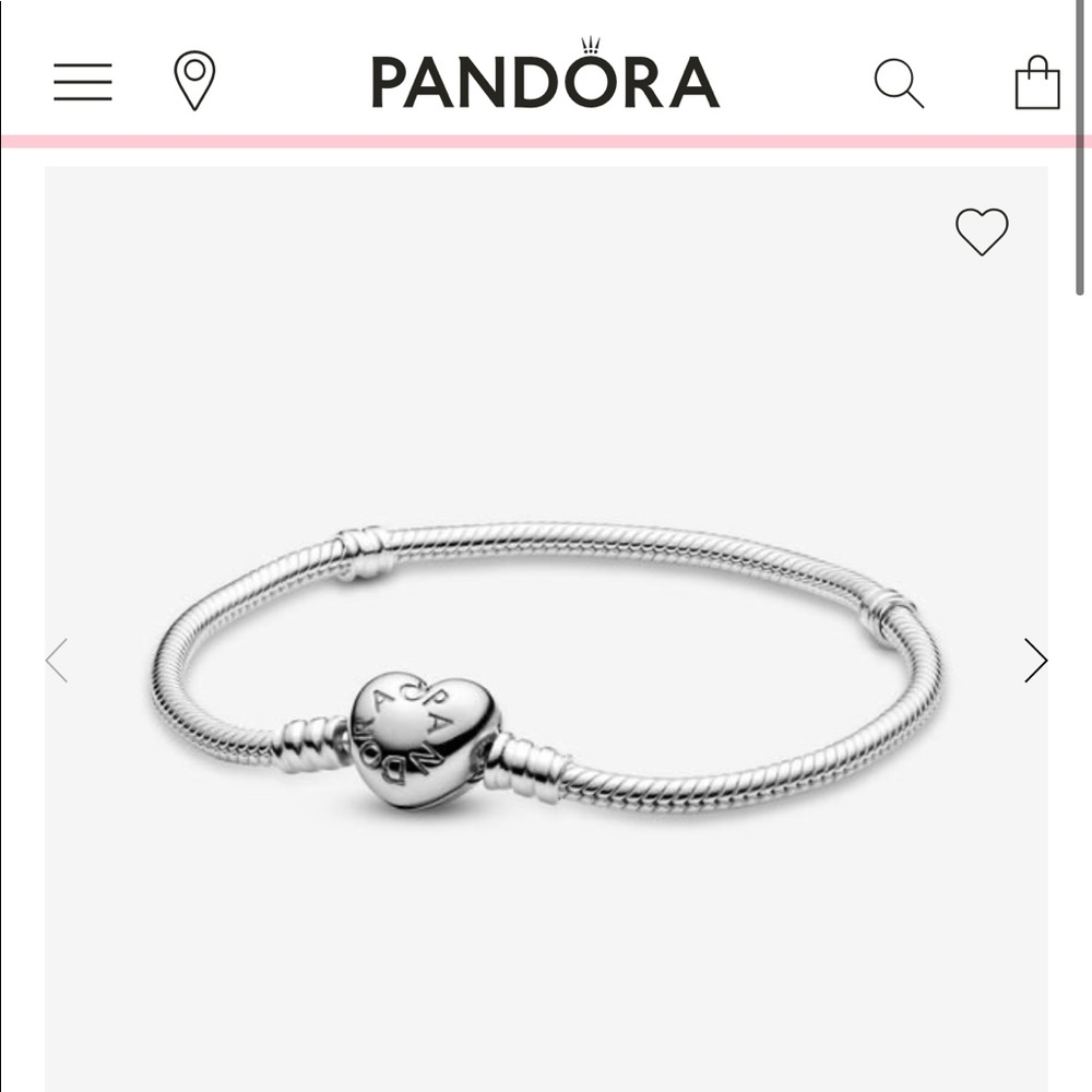 Pandora Charm Bracelet With 2 Charms 🤩